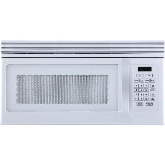 Picture of Black+Decker 1.6 Cu Ft Over-The-Range Microwave With Top-Mount Air Recirculation Vent, White