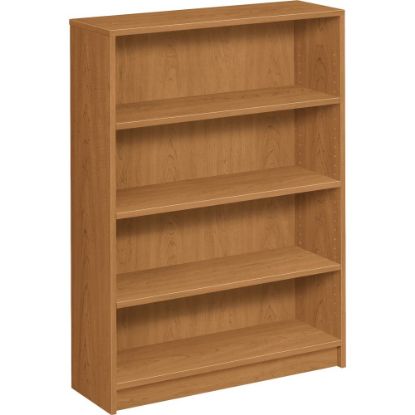 Picture of HON 1870 49inH 4-Shelf (3 Adjustable) Bookcase, Harvest