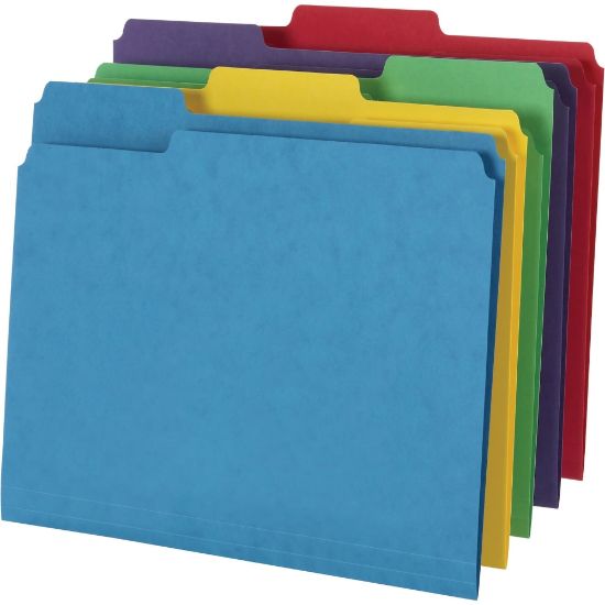 Picture of Pendaflex 1/3 Tab Cut Letter Classification Folder - 8 1/2in x 11in - Assorted - 50 / Box