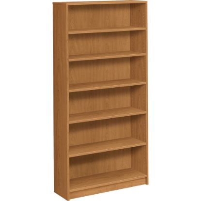 Picture of HON 1870-Series Laminate Bookcase, 6 Shelves Harvest