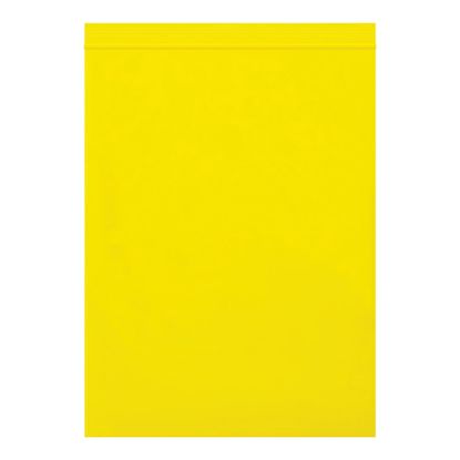 Picture of Partners Brand 2 Mil Colored Reclosable Poly Bags, 9in x 12in, Yellow, Case Of 1000