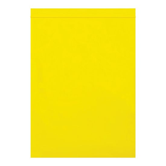 Picture of Partners Brand 2 Mil Colored Reclosable Poly Bags, 9in x 12in, Yellow, Case Of 1000