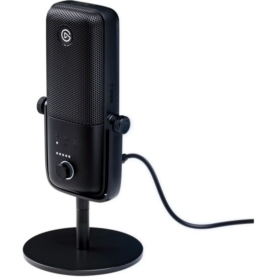 Picture of Elgato Wave:3 Wired Electret Microphone - 70 Hz to 20 kHz - Cardioid - Desktop, Stand Mountable - USB Type C