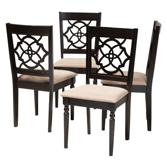 Picture of Baxton Studio 9729 Dining Chairs, Sand, Set Of 4 Chairs