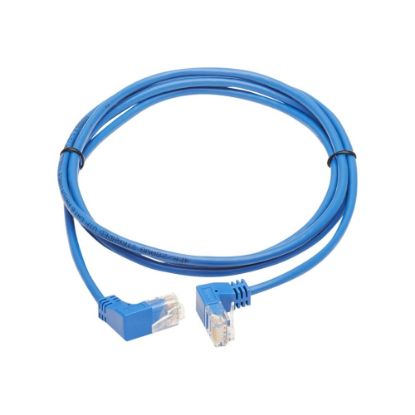 Picture of Tripp Lite N204-S07-BL-UD Cat.6 UTP Patch Network Cable - First End: 1 x RJ-45 Male Network - Second End: 1 x RJ-45 Male Network - 1 Gbit/s - Patch Cable - Gold Plated Contact - 28 AWG - Blue