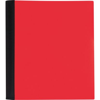 Picture of Office Depot Brand Stellar Notebook With Spine Cover, 8-1/2in x 11in, 3 Subject, College Ruled, 150 Sheets, Red