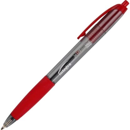 Picture of Integra Retractable Ballpoint Pens, Medium Point, Red