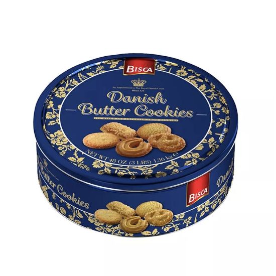 Picture of Bisca Danish Butter Cookie Tin, 3 Lb