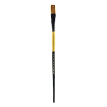 Picture of Dynasty Long-Handled Paint Brush 1526F, Size 8, Flat Bristle, Nylon, Multicolor