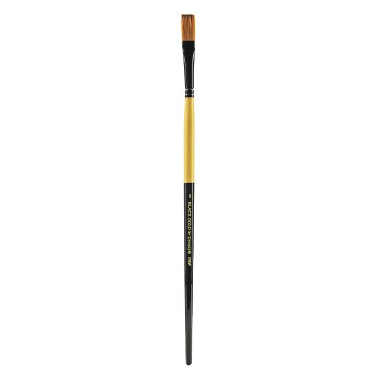 Picture of Dynasty Long-Handled Paint Brush 1526F, Size 6, Flat Bristle, Nylon, Multicolor