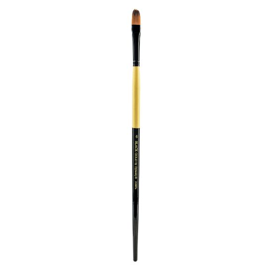 Picture of Dynasty Long-Handled Paint Brush 1526FIL, Size 6, Filbert Bristle, Nylon, Multicolor