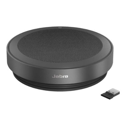 Picture of Jabra Speak2 75 MS - Speakerphone hands-free - Bluetooth - wireless - USB-C, USB-A - dark gray - Certified for Microsoft Teams Rooms, Optimized for Microsoft Teams, Microsoft Swift Pair Certified