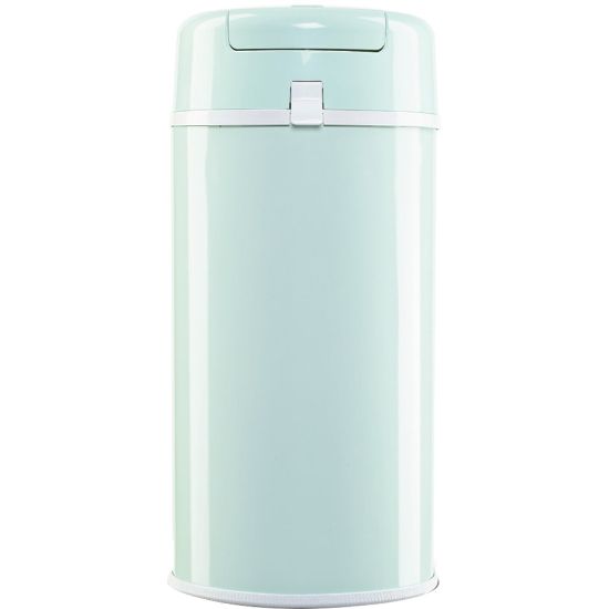 Picture of Bubula Steel Diaper Pail, 25inH x 11-3/8inW, x 11-3/8inD, Sage