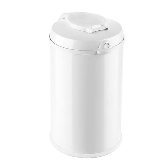 Picture of Bubula Diaper Pail Jr., 7.39 Gallons, White