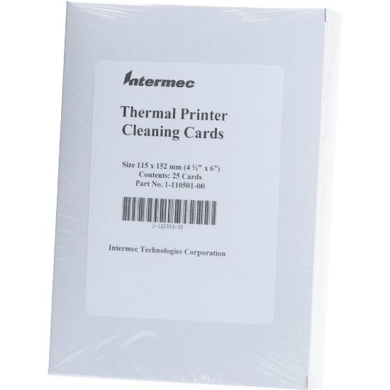 Picture of Intermec - Printer cleaning kit (pack of 25) - for Honeywell PM43c; PXie Series PX6ie; EasyCoder 401, 501, F4