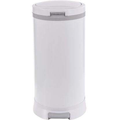 Picture of Bubula Steel Diaper Pail, 9 Gallons, White