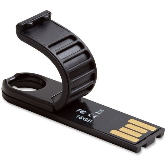 Picture of Verbatim 97764 Store "n Go Micro Plus 16GB USB 2.0 Flash Drive Black