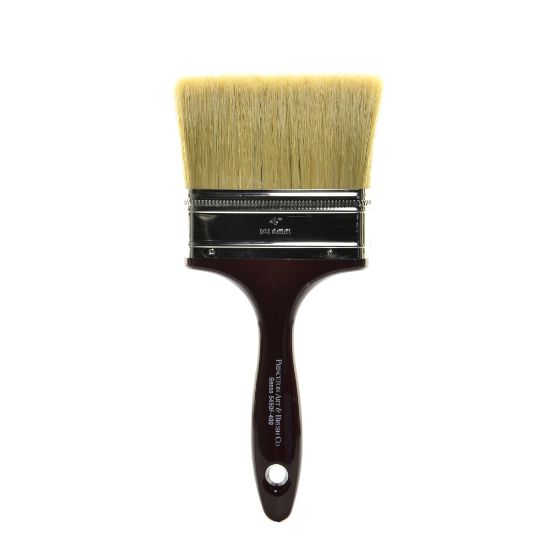 Picture of Princeton Gesso Paint Brush Series 5450, 4in, Flat, Natural Bristle, Burgundy