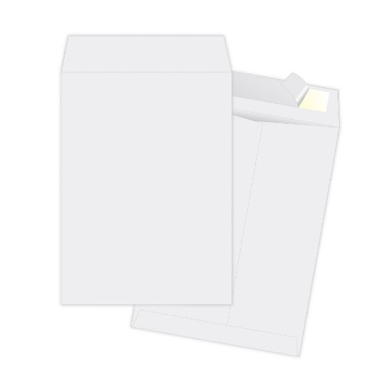 Picture of Quality Park Ship-Lite Catalog Envelopes, 9in x 12in, Self-Adhesive, White, Box Of 100