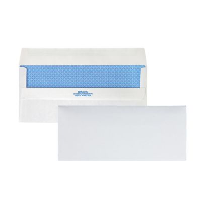 Picture of Quality Park Redi-Seal Business Security Envelopes, #10, 4 1/8in x 9 1/2in, White, Box Of 500