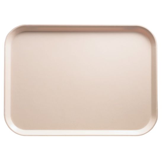 Picture of Cambro Camtray Rectangular Serving Trays, 14in x 18in, Light Peach, Pack Of 12 Trays