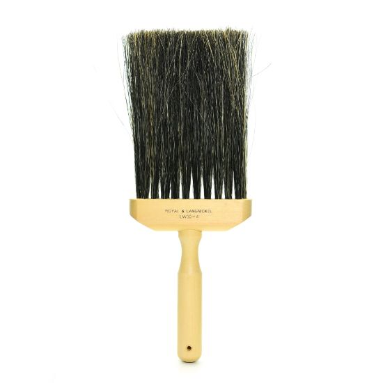 Picture of Royal & Langnickel Faux Bristle Flogging Brush, 4in, Synthetic, Brown