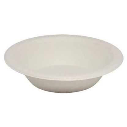 Picture of Karat Earth Sugarcane Bagasse Bowls, 12 Oz, Natural, Pack Of 1,000 Bowls