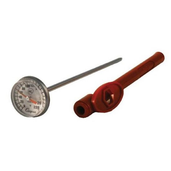 Picture of Cooper-Atkins Dial Pocket Thermometer, 0 - 220 deg.F, 1in Dial