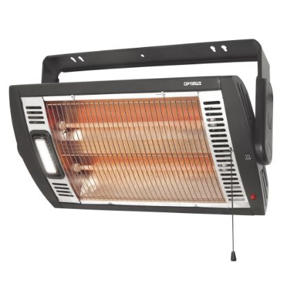 Picture of Optimus 1200-Watt Ceiling-Mount Utility Heater, 25-1/4in x 13-1/8in