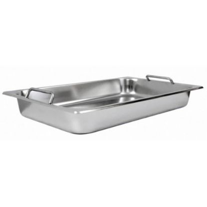 Picture of Winco Full Size Steam Table Pan, 20-3/4inL x 12-3/4inW x 2-1/2inD, Silver