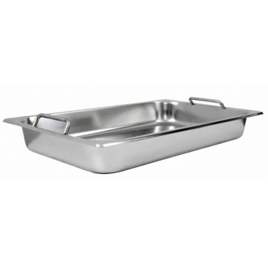 Picture of Winco Full Size Steam Table Pan, 20-3/4inL x 12-3/4inW x 2-1/2inD, Silver