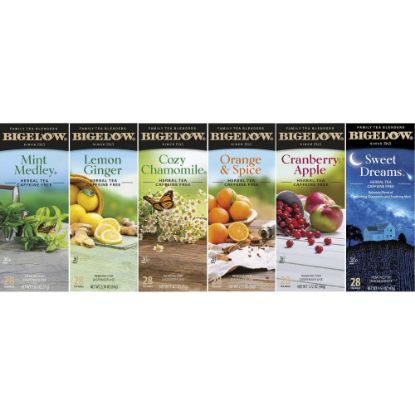 Picture of Bigelow Herbal Assortment Tea Bags, 28 Per Box, Carton Of 6 Boxes