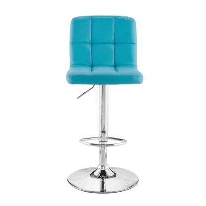 Picture of Powell Caelan Bar Stool, Teal/Chrome