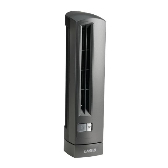 Picture of Lasko Air Stick Oscillating Fan, 14.13inH x 3.25inW x 4inD, Gray