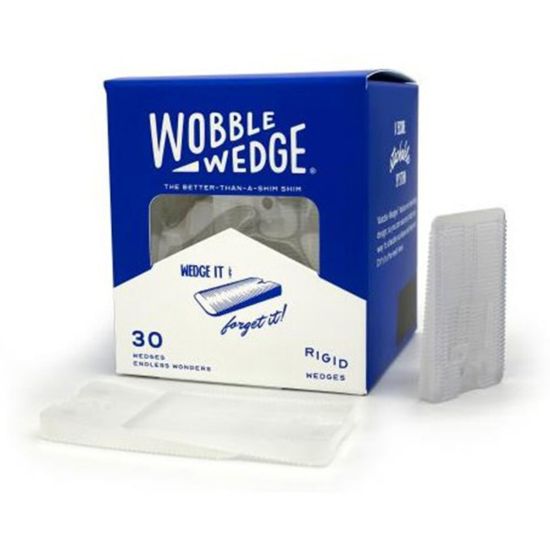 Picture of Wobble Wedge Translucent Wobble Wedges, Clear, Set Of 30 Wedges