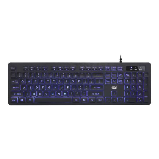 Picture of Adesso EasyTouch AKB-139EB - Keyboard - backlit - USB - US