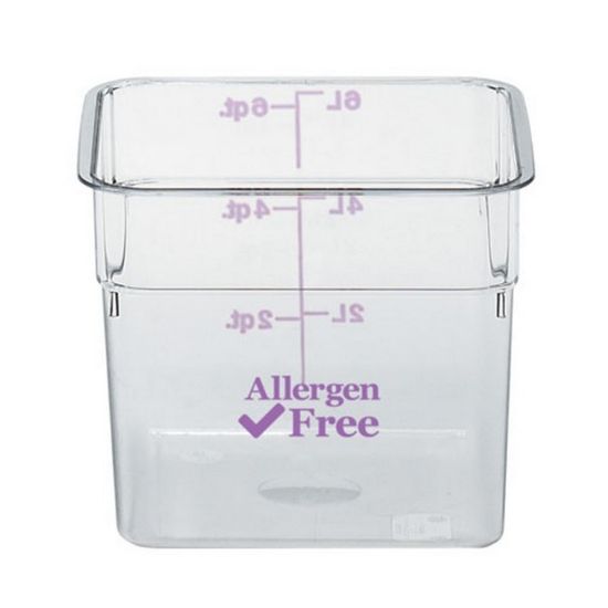 Picture of Cambro Allergen-Free CamSquare Container, 4 Qt, Purple