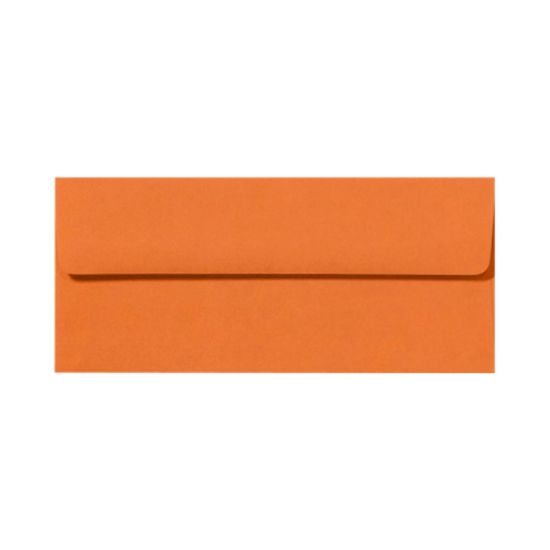 Picture of LUX #10 Envelopes, Peel & Press Closure, Mandarin Orange, Pack Of 500