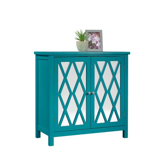 Picture of Sauder Inspired Accents Storage Cabinet, Caribbean Blue