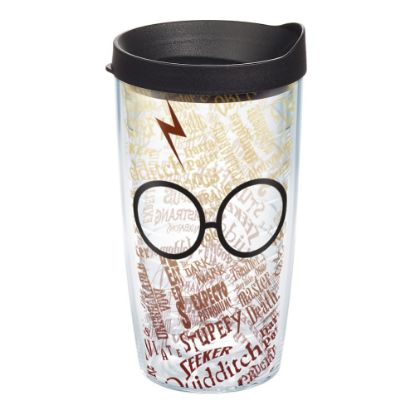 Picture of Tervis Harry Potter Tumbler With Lid, Glasses And Scar, 16 Oz, Clear