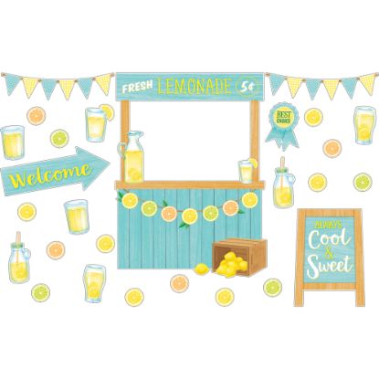 Picture of Teacher Created Resources Lemon Zest Lemonade Stand Bulletin Board Set