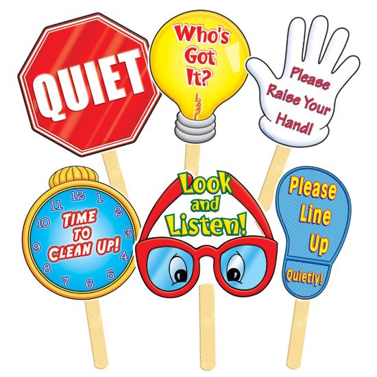 Picture of Teachers Friend Classroom Signs, Pack Of 6