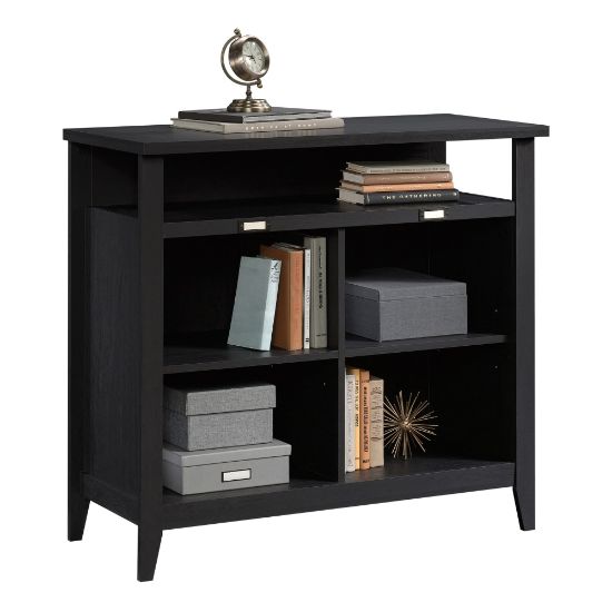 Picture of Sauder Summit Station 36inH 4-Cube Storage Bookcase, Raven Oak