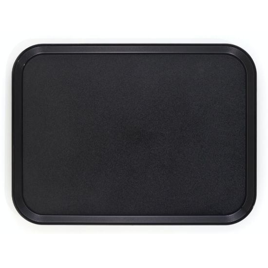 Picture of Cambro Fast Food Trays, 14in x 18in, Black, Pack Of 12 Trays