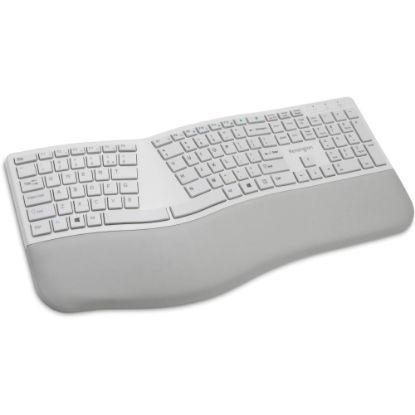 Picture of Kensington Pro Fit Ergo Wireless Keyboard-Gray - Wireless Connectivity - Bluetooth/RF - 2.40 GHz - USB Interface - Gray