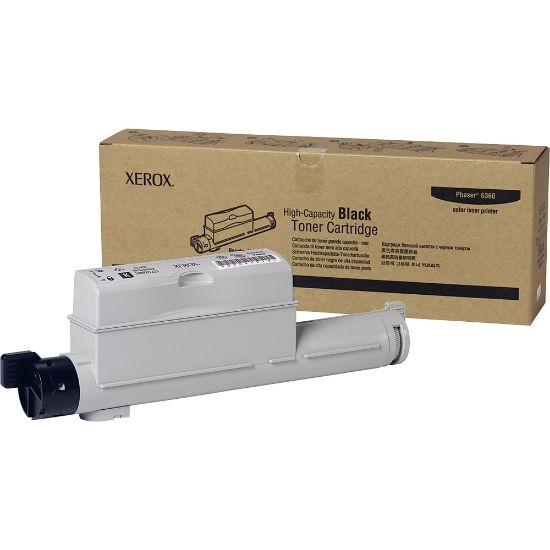 Picture of Xerox 6360 Black High Yield Toner Cartridge, 106R01217