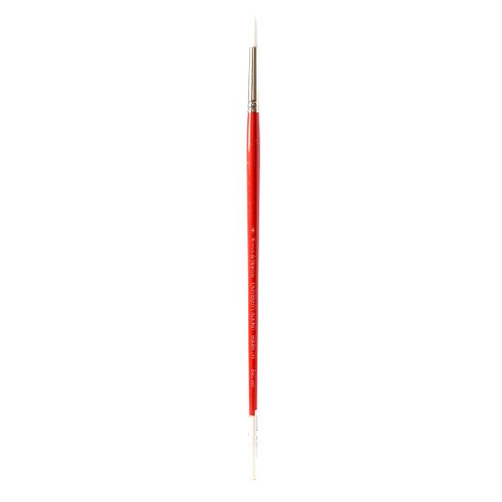 Picture of Winsor & Newton University Series Long-Handle Paint Brush, Size 4, Round Bristle, 235