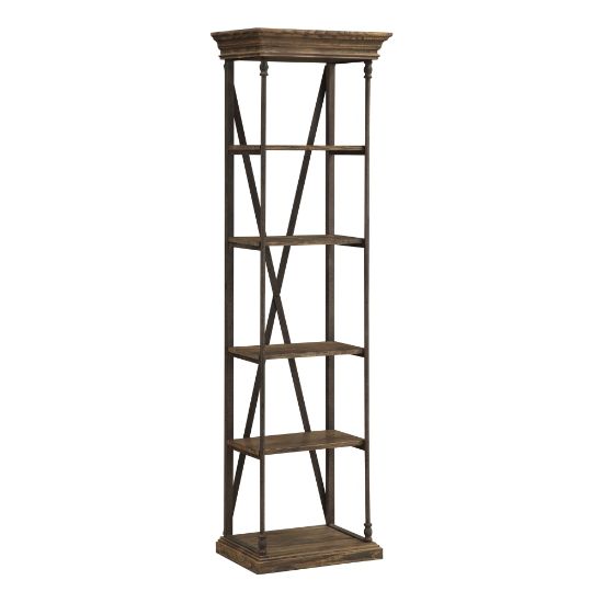 Picture of Coast to Coast Corbin 5-Shelf Single Etagere, Corbin Medium Brown