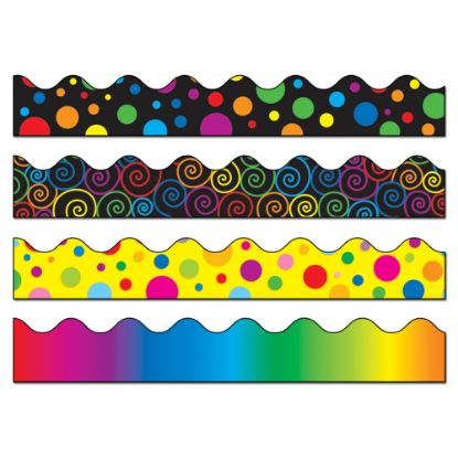 Picture of Carson-Dellosa Scalloped Borders, Multicolor, Grades Pre-K - 8, Pack Of 52