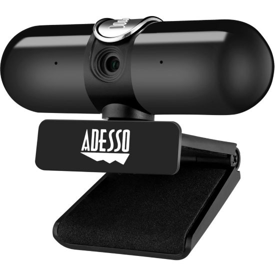 Picture of Adesso CyberTrack CyberTrack H7 Webcam - 4 Megapixel - 30 fps - USB 2.0 - TAA Compliant - 2560 x 1440 Video - CMOS Sensor - Auto-focus - Microphone